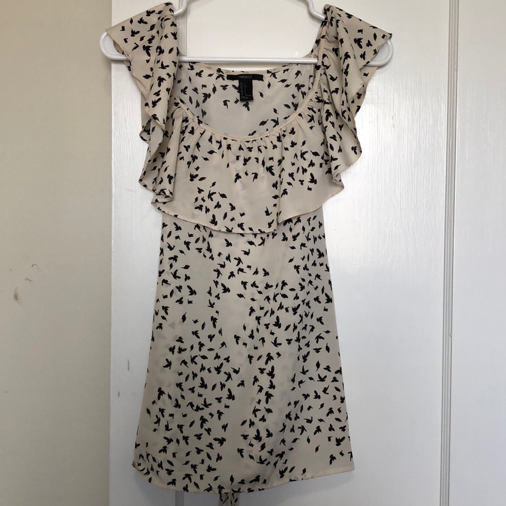 Forever 21 Birds polyester shirt